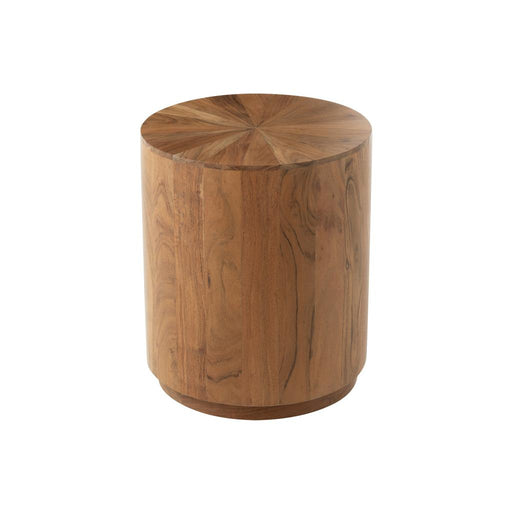 Salontafel Naturel Acaciahout hout Rond 45 cm 45x45x55 cm-Bijzettafels-J-Line