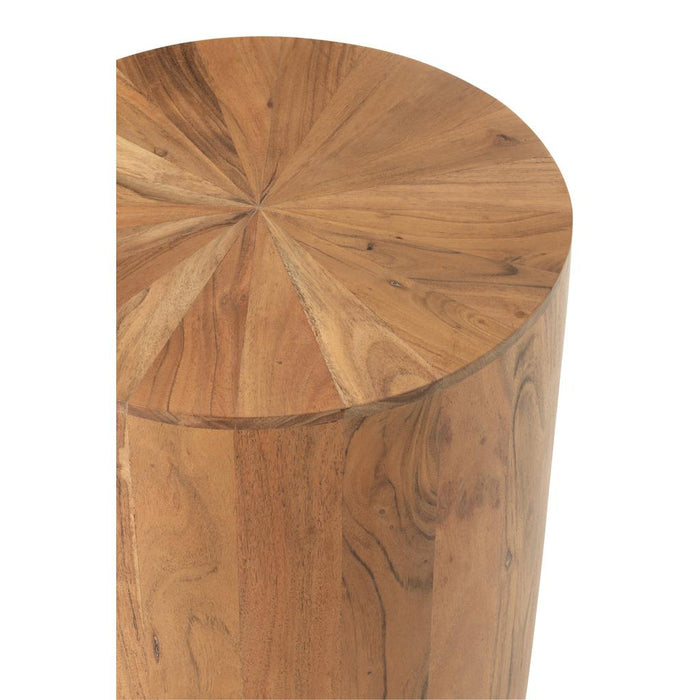 Salontafel Naturel Acaciahout hout Rond 45 cm-Salontafels-J-Line