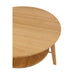 Salontafel Naturel Bamboe Rond 80 cm-Salontafels-J-Line