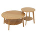 Salontafel Naturel Bamboe Rond 80 cm-Salontafels-J-Line