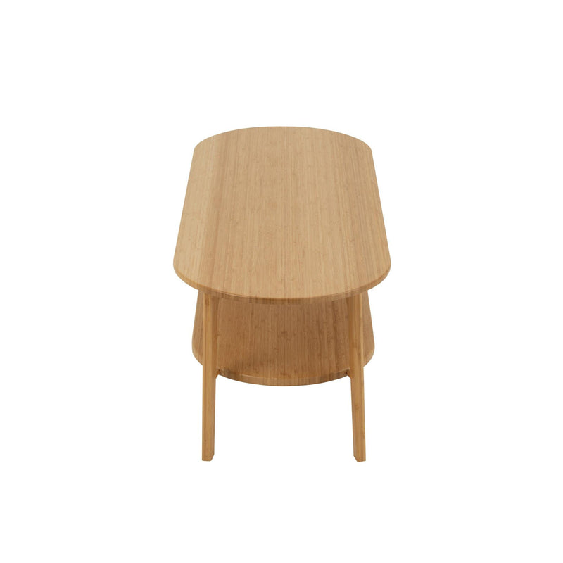 Salontafel Naturel Bamboe Vierkant 120x45 cm-Salontafels-J-Line