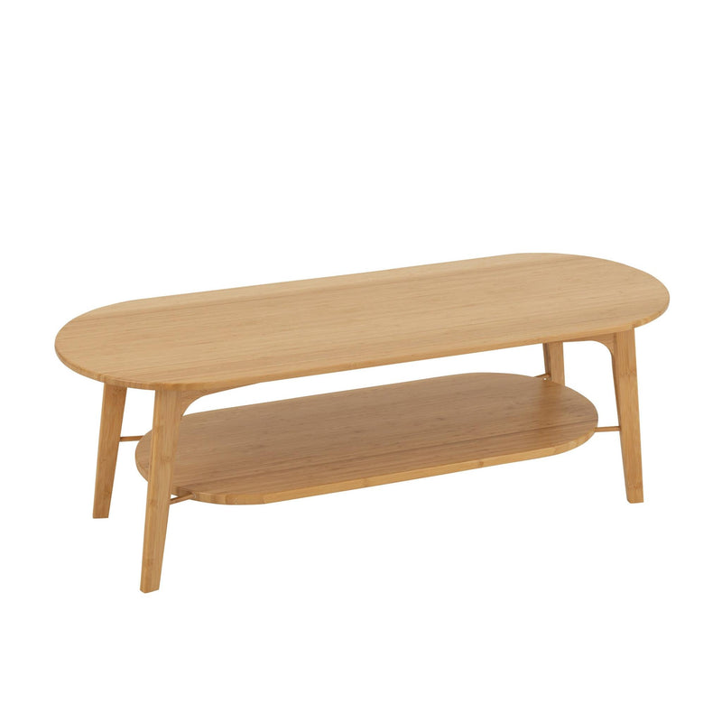 Salontafel Naturel Bamboe Vierkant 120x45 cm-Salontafels-J-Line