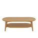 Salontafel Naturel Bamboe Vierkant 120x45 cm-Salontafels-J-Line
