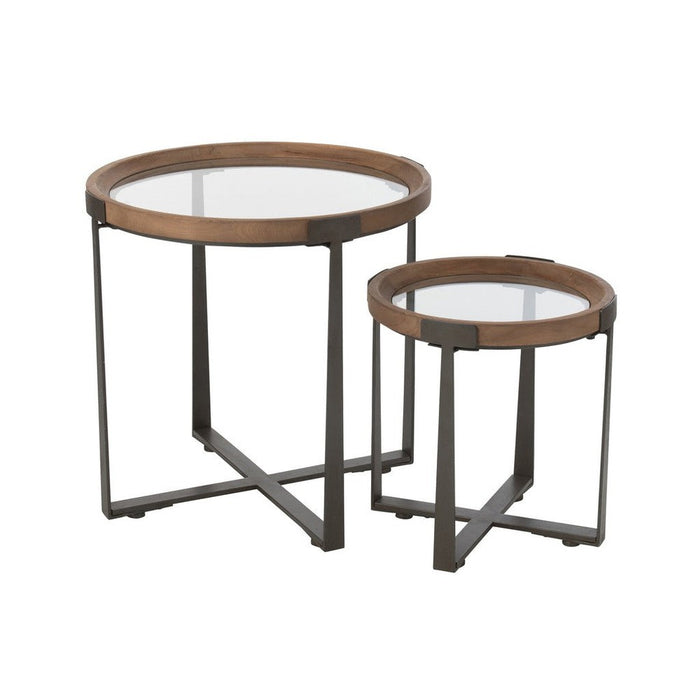 Salontafel Naturel Fir hout 60 cm 60x60x60 cm-Salontafels-J-Line