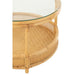 Salontafel Naturel Glas 70 cm 70x70x47 cm-Salontafels-J-Line