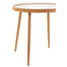 Salontafel Naturel Glas Rond 50 cm 50x50x50 cm-Bijzettafels-J-Line