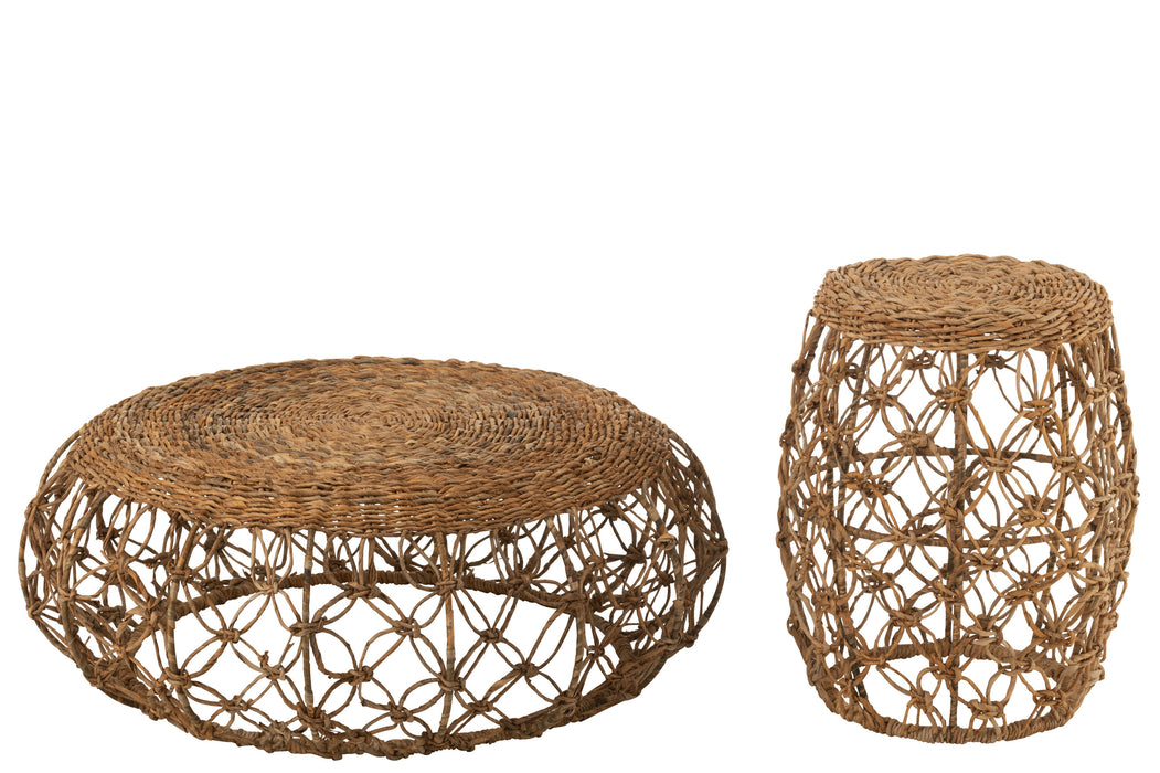 Salontafel Naturel Ijzer 60 cm-Salontafels-J-Line