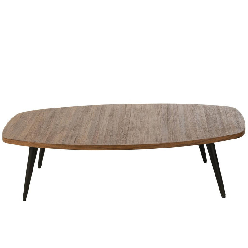 Salontafel Naturel Ijzer Rechthoekig 70x120 cm-Salontafels-J-Line