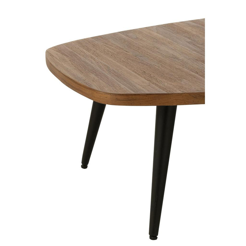 Salontafel Naturel Ijzer Rechthoekig 70x120 cm-Salontafels-J-Line
