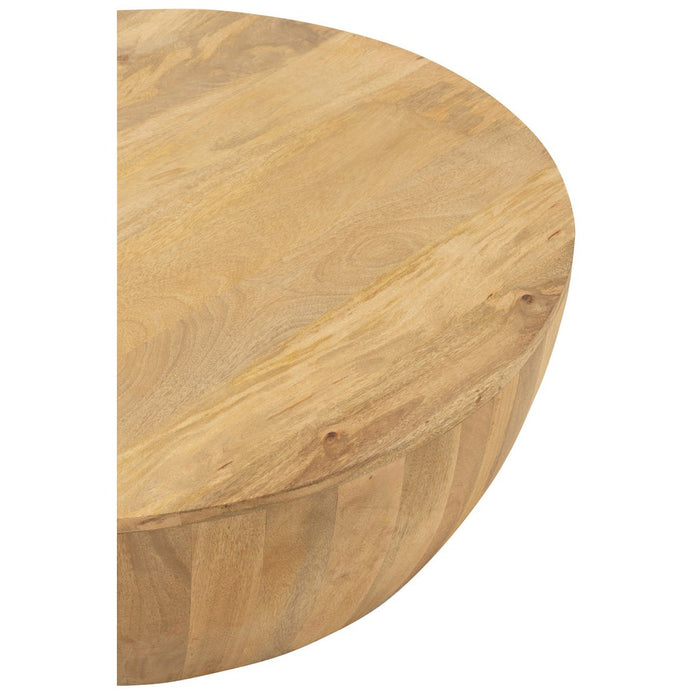 Salontafel Naturel Mangohout hout 88 cm 88.5x88.5x32 cm-Salontafels-J-Line