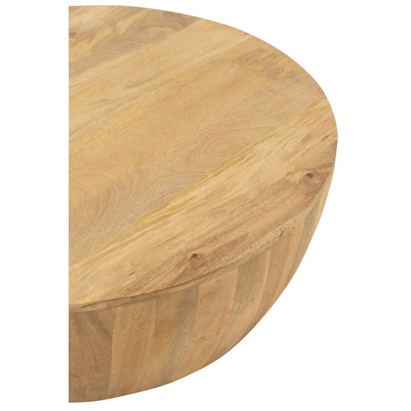 Salontafel Naturel Mangohout hout 88 cm 88.5x88.5x32 cm-Salontafels-J-Line