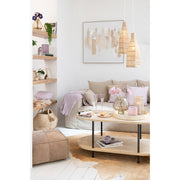 Salontafel Naturel Mangohout hout Ovaal 120x60 cm-Salontafels-J-Line