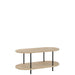 Salontafel Naturel Mangohout hout Ovaal 120x60 cm-Salontafels-J-Line