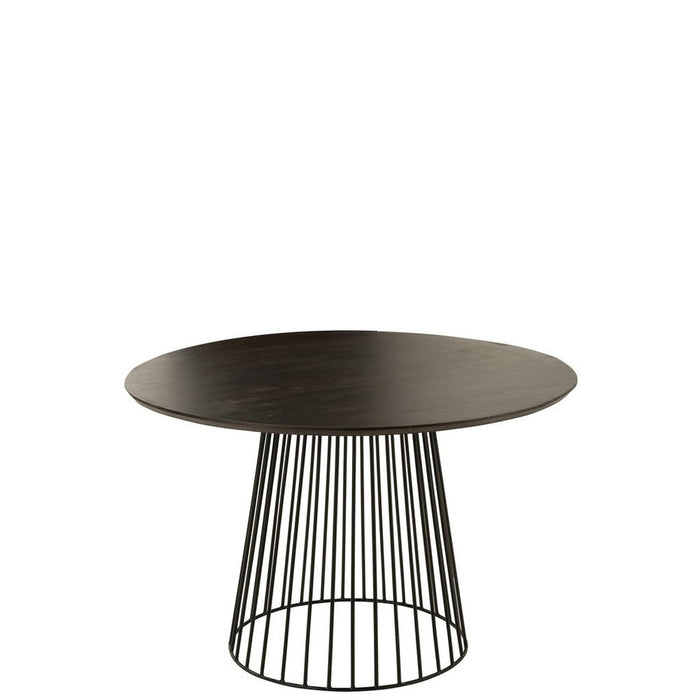 Salontafel Naturel Mangohout hout Rond 120 cm-Salontafels-J-Line
