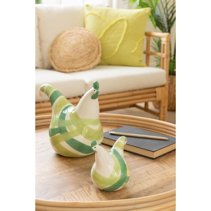 Salontafel Naturel Mangohout hout Rond 70 cm 70x70x55 cm-Bijzettafels-J-Line