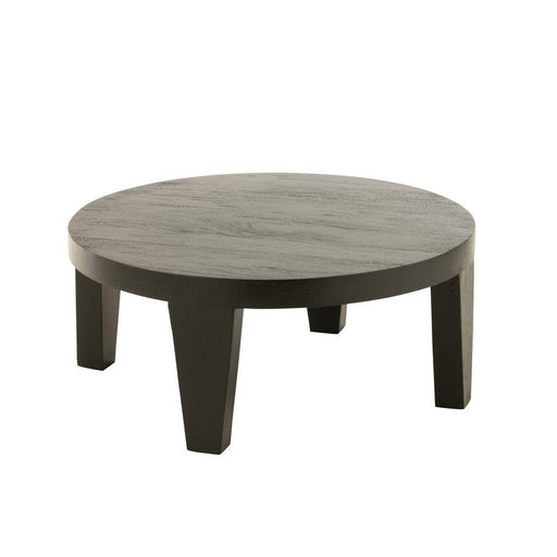 Salontafel Naturel Mangohout hout Rond 80 cm - Naturel - 43785-Salontafels-J-Line
