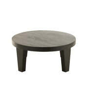 Salontafel Naturel Mangohout hout Rond 80 cm Naturel 80x80x 43785-Salontafels-J-Line