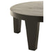 Salontafel Naturel Mangohout hout Rond 80 cm - Naturel-Salontafels-J-Line