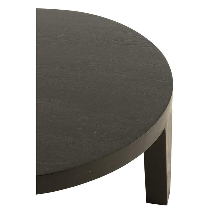 Salontafel Naturel Mangohout hout Rond 80 cm - Naturel-Salontafels-J-Line