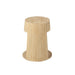 Salontafel Naturel Mdf 40 cm 40x40x50 cm-Bijzettafels-J-Line