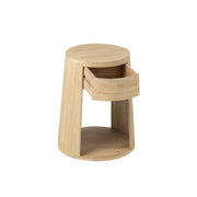 Salontafel Naturel Mdf 40 cm 40x40x50 cm-Bijzettafels-J-Line