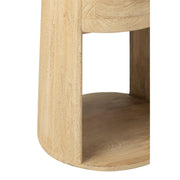 Salontafel Naturel Mdf 40 cm 40x40x50 cm-Bijzettafels-J-Line