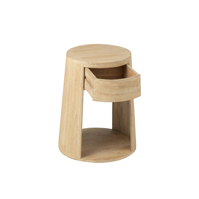 Salontafel Naturel Mdf 40 cm-Salontafels-J-Line