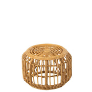 Salontafel Naturel Rotan 45 cm Rotan 45x45x30 cm-Salontafels-J-Line