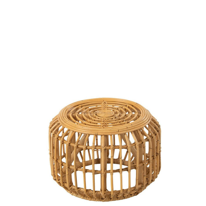Salontafel Naturel Rotan 45 cm Rotan 45x45x30 cm-Salontafels-J-Line