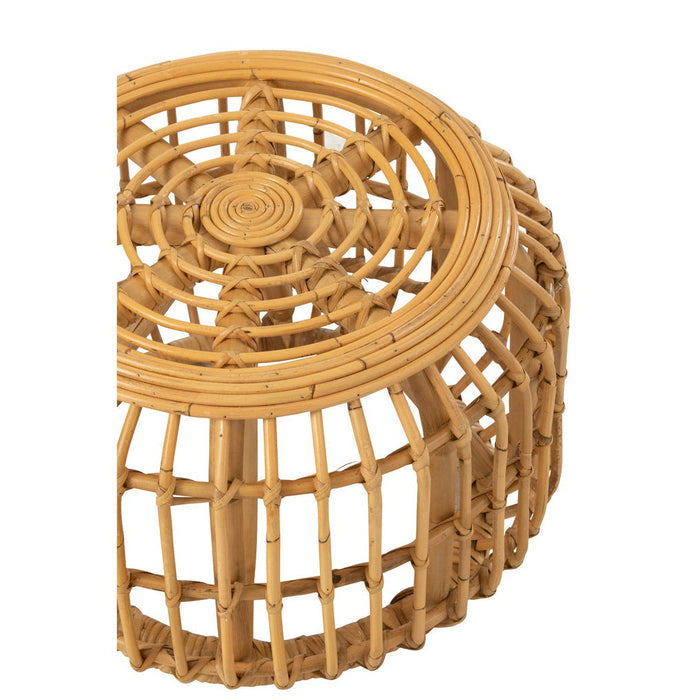 Salontafel Naturel Rotan 45 cm - Rotan-Salontafels-J-Line