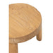 Salontafel Naturel Teakhout Rond 50 cm 50x50x35 cm-Salontafels-J-Line