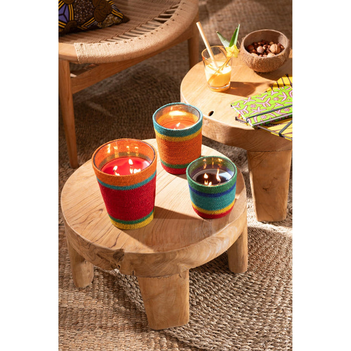 Salontafel Naturel Teakhout Rond 50 cm 50x50x35 cm-Salontafels-J-Line