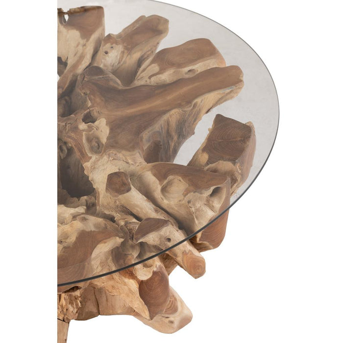 Salontafel Naturel Teakhout S 90 cm-Salontafels-J-Line