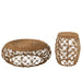 Salontafel Naturel ijzer 60 cm 60x60x35 cm-Salontafels-J-Line