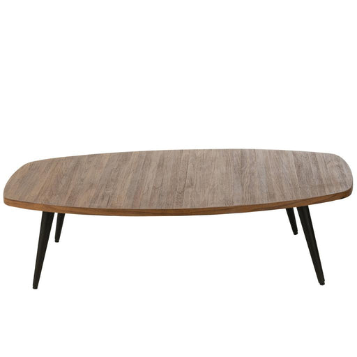 Salontafel Naturel ijzer Rechthoekig 70x120 cm-Salontafels-J-Line