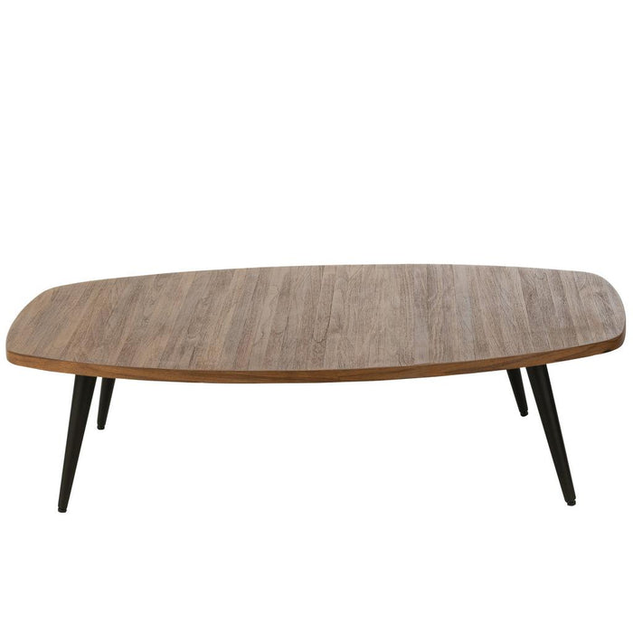 Salontafel Naturel ijzer Rechthoekig 70x120 cm-Salontafels-J-Line
