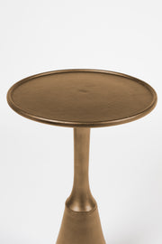 Salontafel Noah Antique Brass Aluminum Goud Ø35x65 cm-Bijzettafels-Creating Home