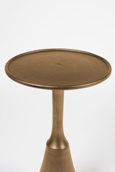 Salontafel Noah Antique Brass Aluminum Goud Ø35x65 cm-Salontafels-Creating Home