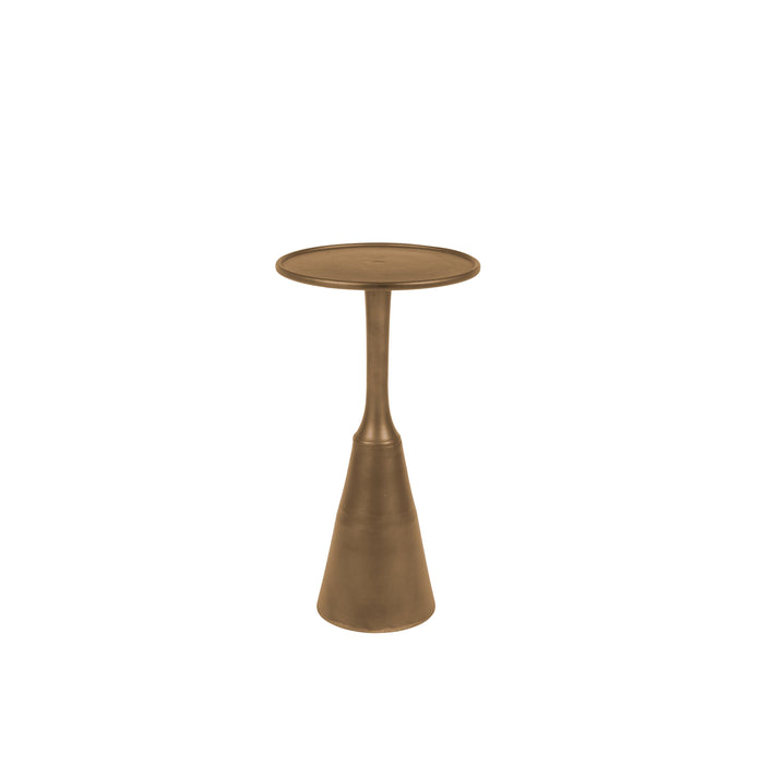 Salontafel Noah Antique Brass Aluminum Goud Ø35x65 cm-Salontafels-Creating Home