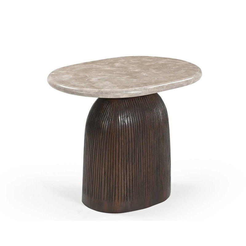 Salontafel Noel Bruin Mangohout 60x45 cm-Bijzettafels-Starfurn