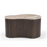Salontafel Nomi Bruin Mangohout 70x50 cm-Salontafels-Starfurn