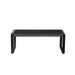 Salontafel Norris Mangohout Zwart 110x60 cm-Salontafels-Livingfurn