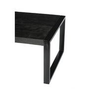 Salontafel Norris Mangohout Zwart 110x60 cm-Salontafels-Livingfurn