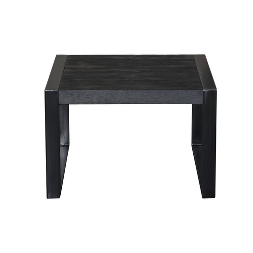 Salontafel Norris Mangohout Zwart 60 cm 60x60x40 cm-Salontafels-Livingfurn