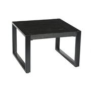 Salontafel Norris Mangohout Zwart 60 cm 60x60x40 cm-Salontafels-Livingfurn