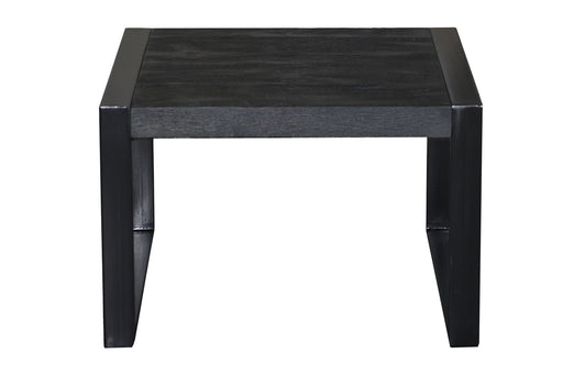 Salontafel Norris Mangohout Zwart 60 cm-Salontafels-Livingfurn