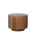 Salontafel Novan Nature Smooth Mangohout 50 cm Rond 50x50x40 cm-Salontafels-LABEL51