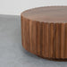Salontafel Novan - Nature Smooth - Mangohout - 70 cm - Rond-Salontafels-LABEL51
