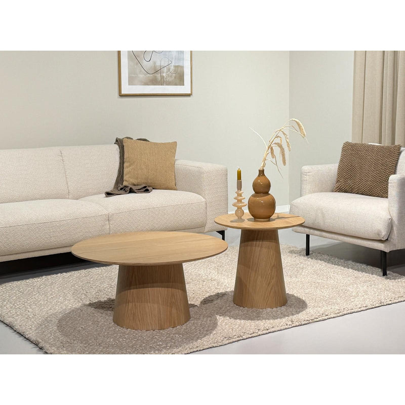 Salontafel Novero Eikenhout Naturel 50cm-Salontafels-Livingfurn