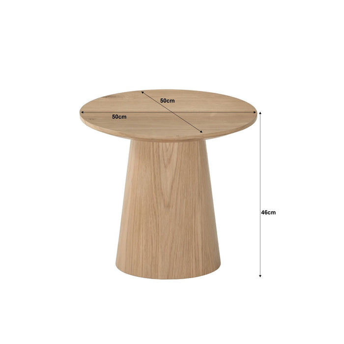 Salontafel Novero Eikenhout Naturel 50cm-Salontafels-Livingfurn
